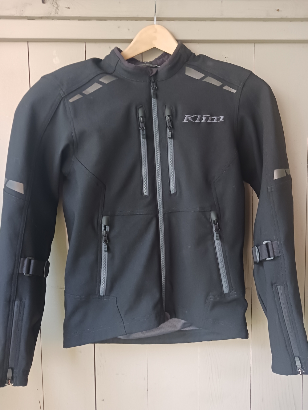 KLIM Marrakesh Men's Black Riding Jacket with Armor & Reflective Accents - Small